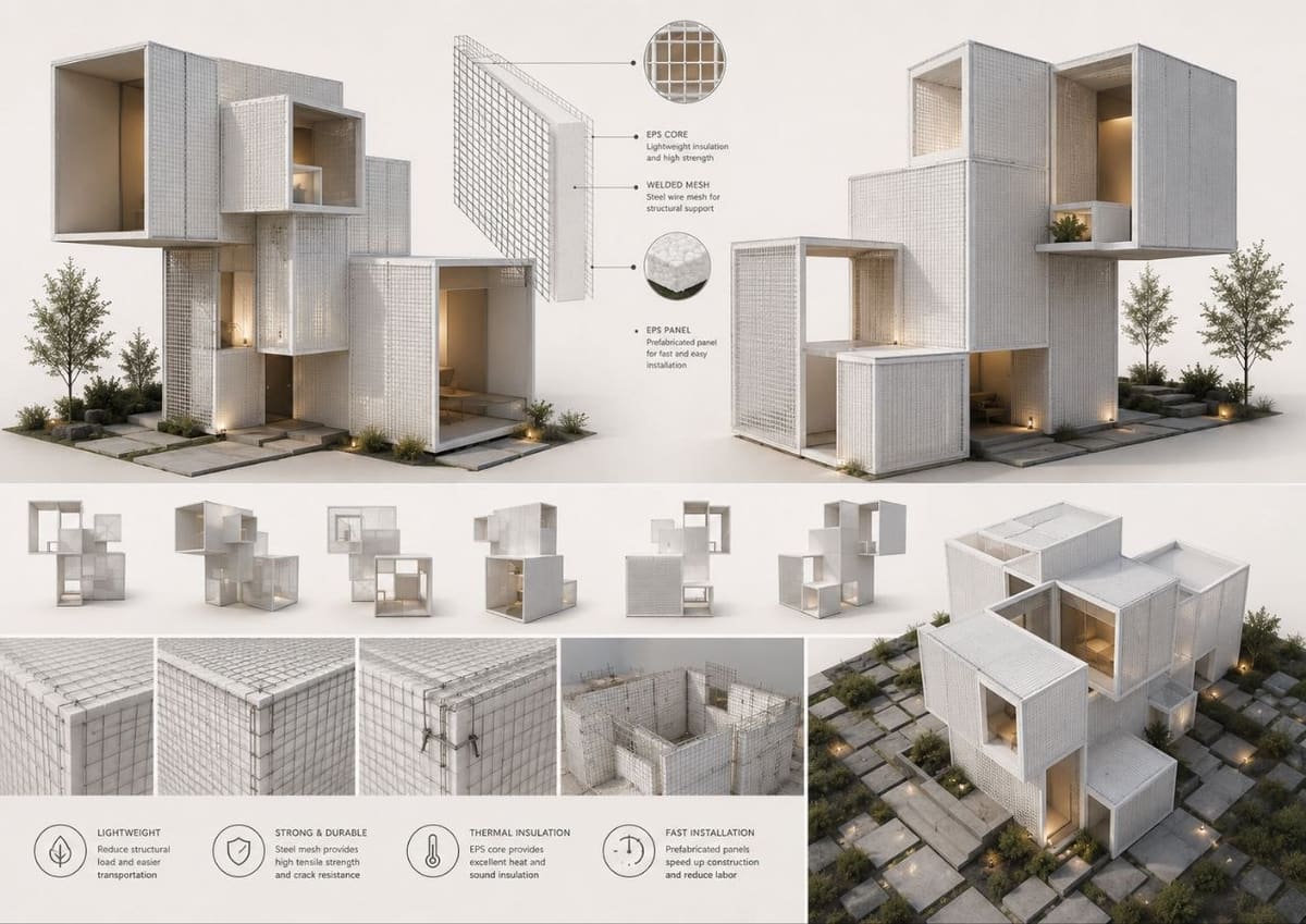 Calma.Basic EPS prefab building system overview — modular home manufacturing Philippines